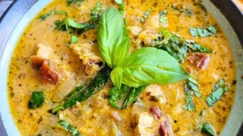 Creamy Gut-Healing Tuscan Chicken Soup