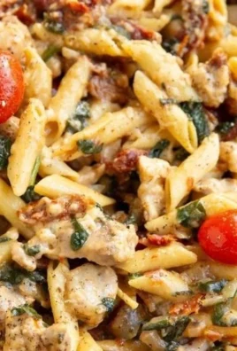Creamy Marry Me Chicken Pasta garnished with fresh herbs and served in a bowl