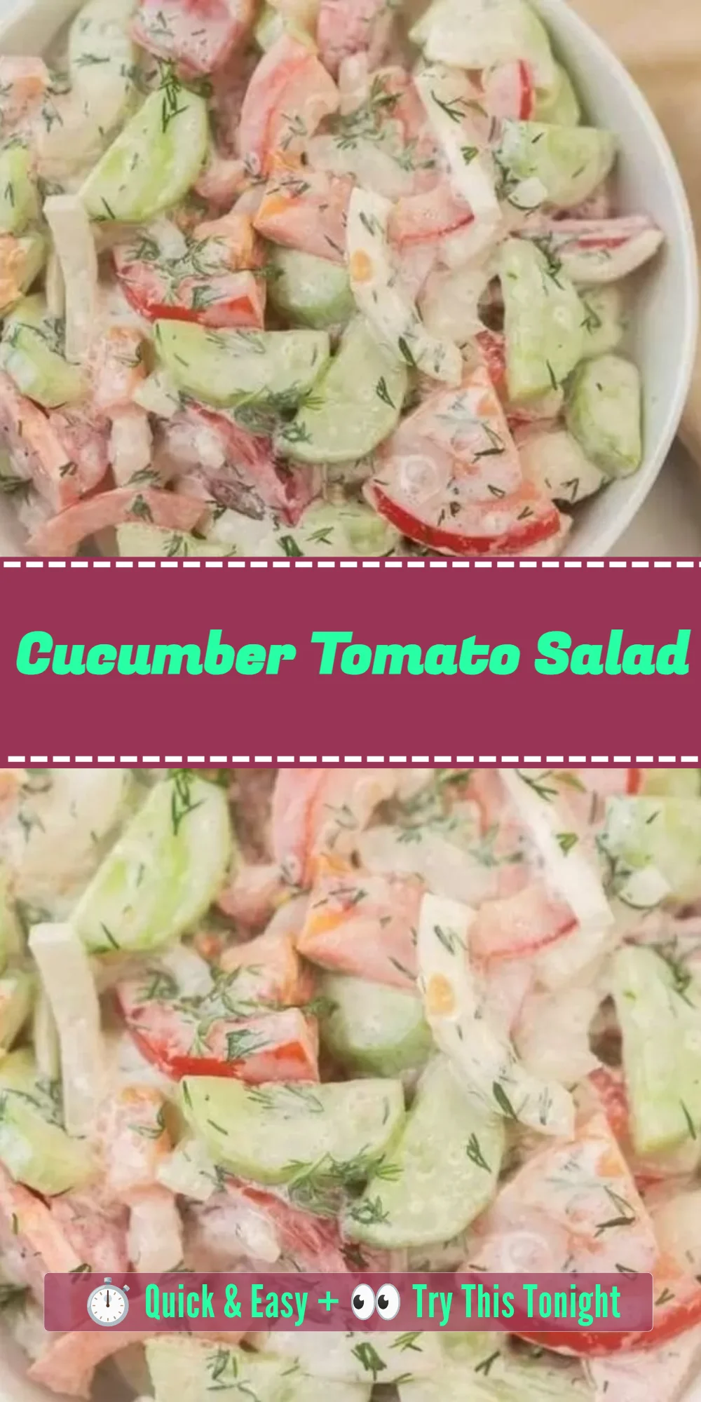 Cucumber Tomato Salad