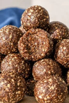 Homemade Date Energy Balls with nuts and seeds for a healthy snack