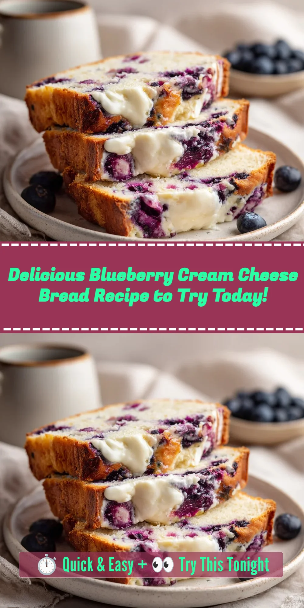Delicious Blueberry Cream Cheese Bread Recipe to Try Today!