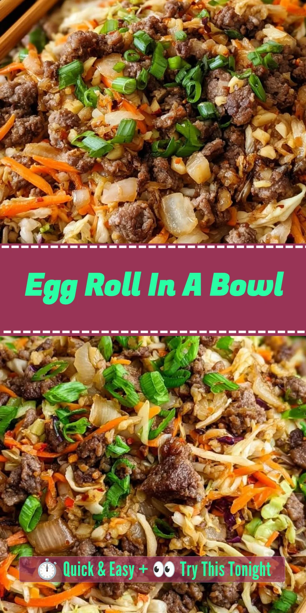 Egg Roll In A Bowl