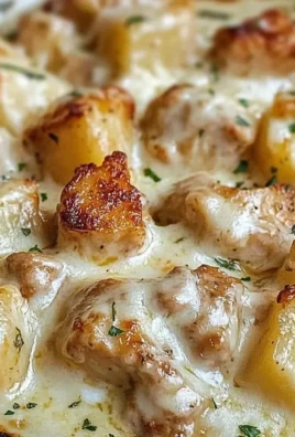 Garlic Parmesan Chicken and potatoes cooked in a crockpot for a delicious, easy meal.