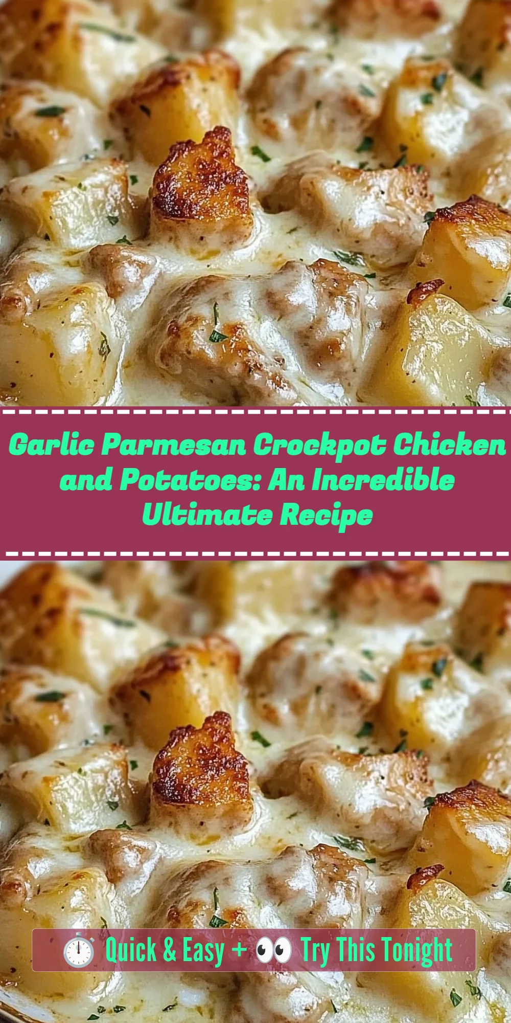 Garlic Parmesan Crockpot Chicken and Potatoes: An Incredible Ultimate Recipe