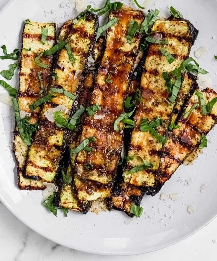 Grilled Zucchini with Parmesan