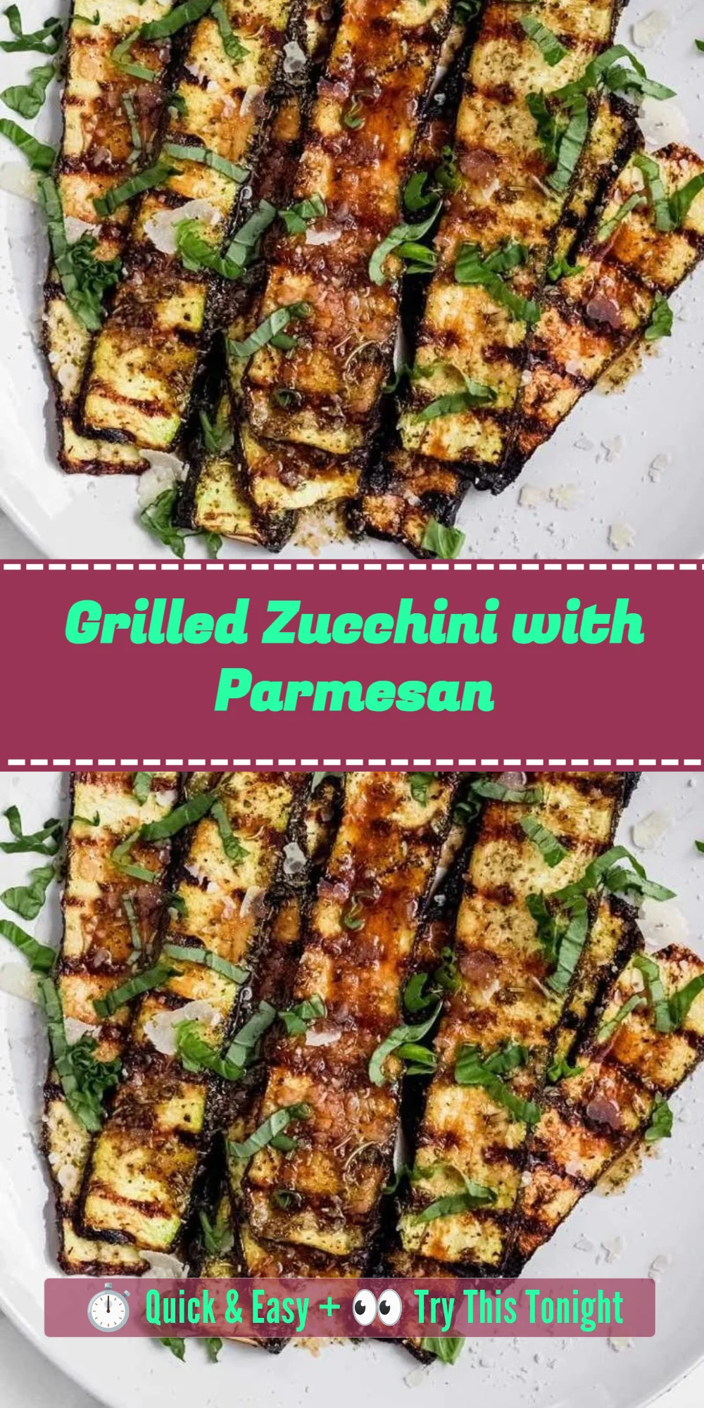 Grilled Zucchini with Parmesan