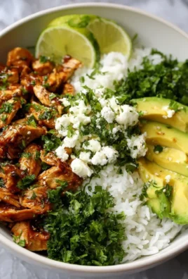 Delicious Honey Lime Chicken served with Avocado Rice in a healthy dinner bowl