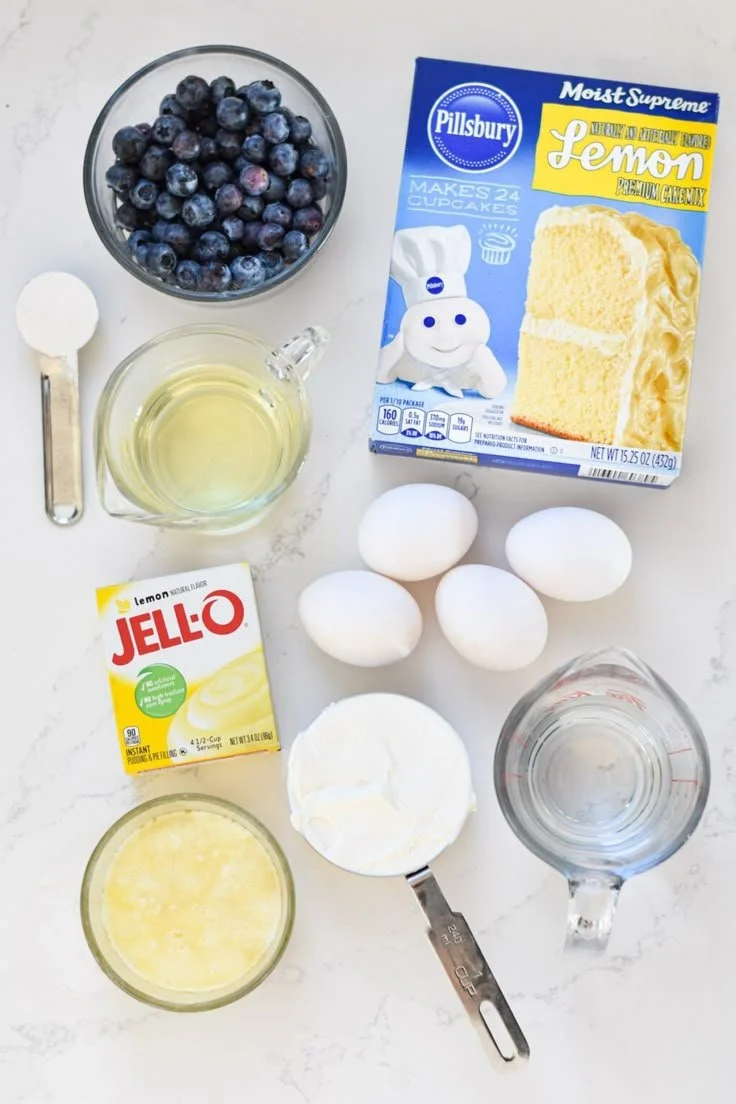 Lemon Blueberry Bundt Cake