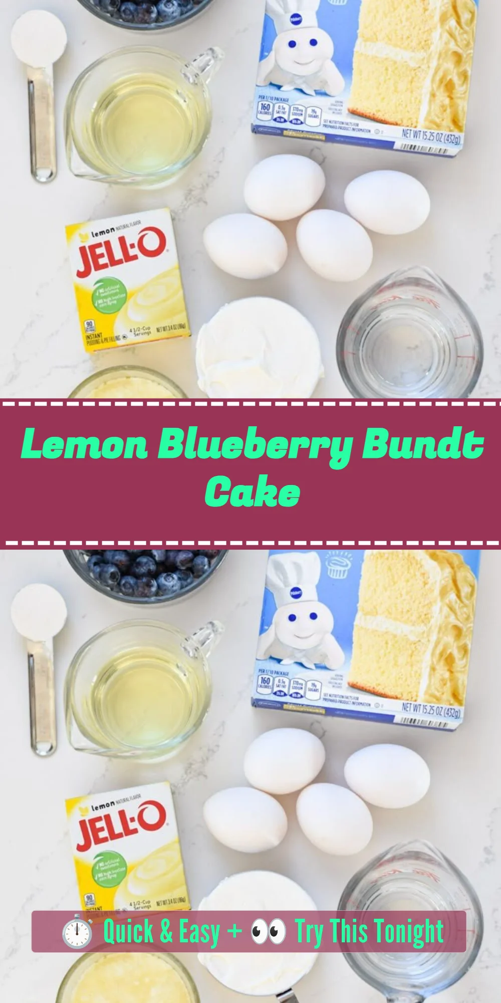Lemon Blueberry Bundt Cake