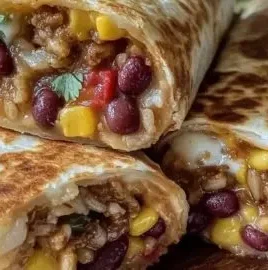 Homemade freezer burritos ready for quick weeknight meals