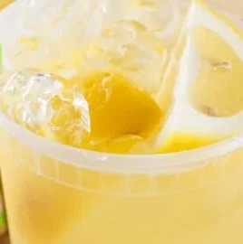 Refreshing State Fair Lemonade served in a colorful cup