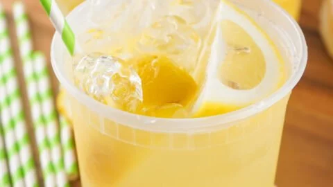 Refreshing State Fair Lemonade served in a colorful cup