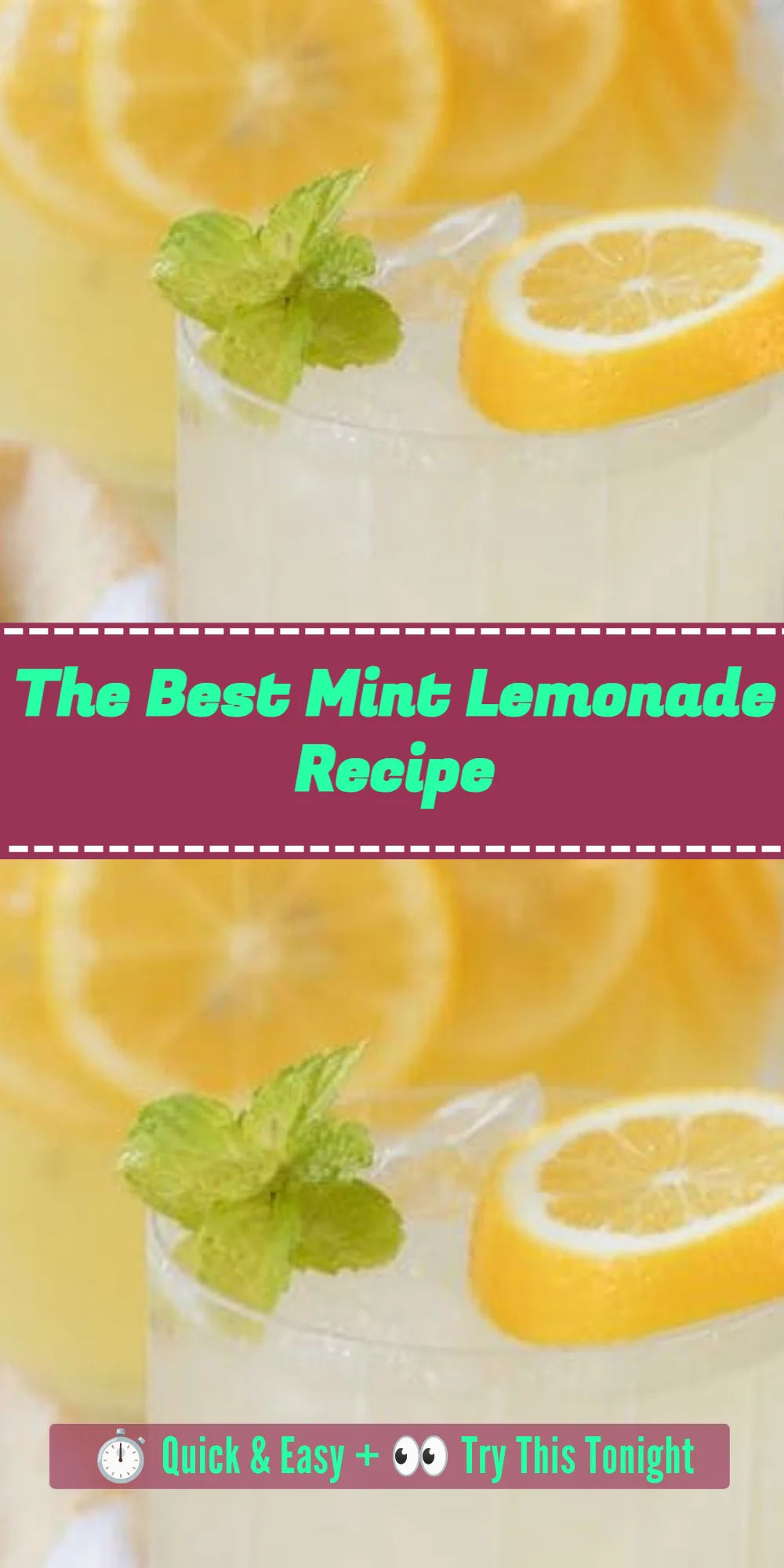 The Best Mint Lemonade Recipe