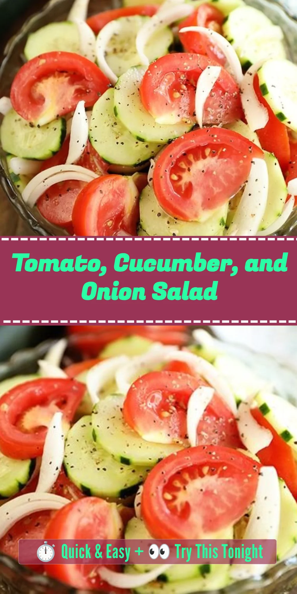 Tomato, Cucumber, and Onion Salad