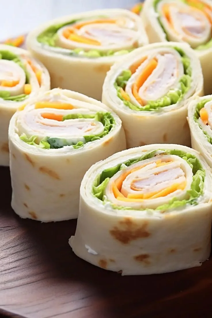 Turkey Cheddar Lunch Roll Ups for a quick and tasty meal